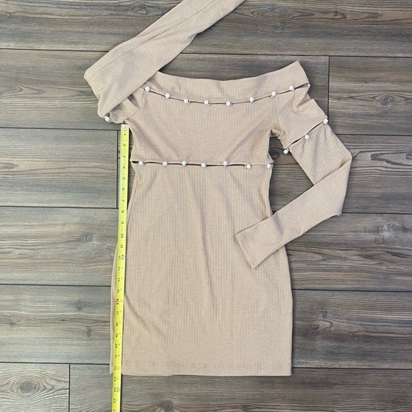 H:Ours Delhia Mini Dress In Camel - Picture 13 of 13
